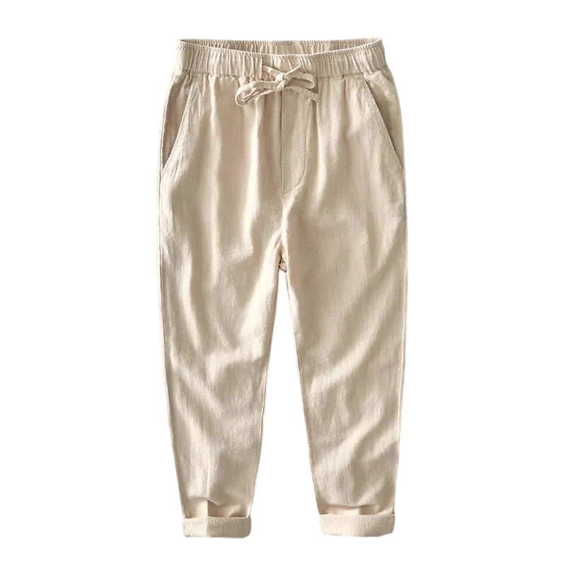 Men's Linen Trousers Filo Verno
